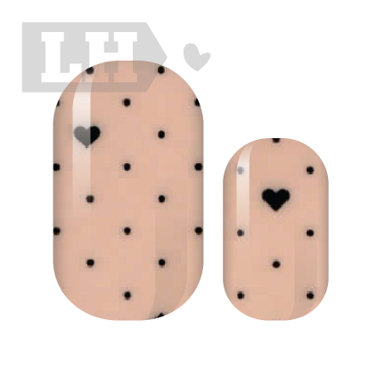 Classy Heart Nail Wraps