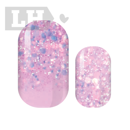 Lilac Rock Candy Nail Wraps