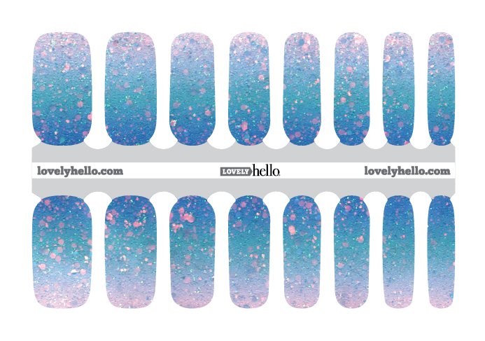 Surface of the Sea Nail Wraps