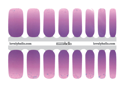 Purple Love Nail Wraps