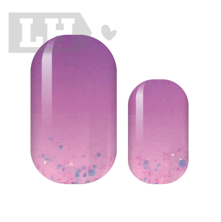 Purple Love Nail Wraps