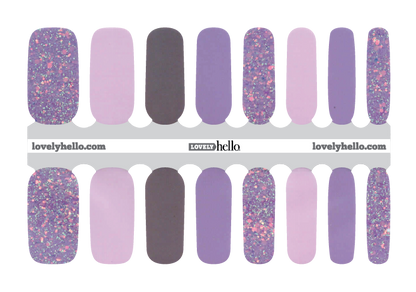 Shades of Purple Nail Wraps