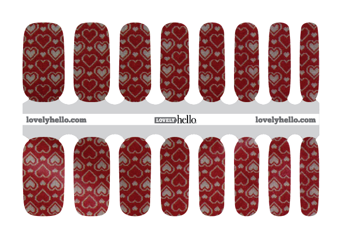 Lots of Heart Nail Wraps