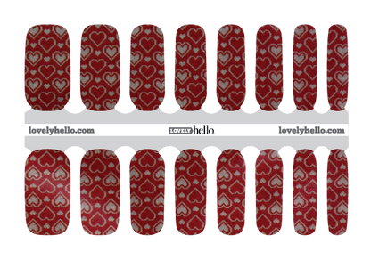 Lots of Heart Nail Wraps