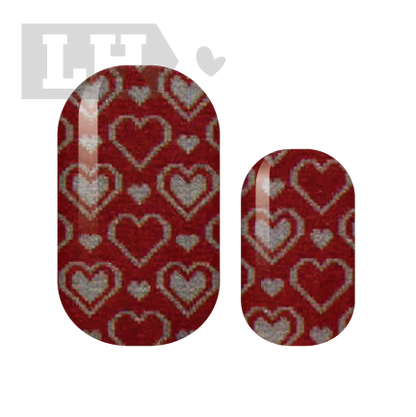 Lots of Heart Nail Wraps