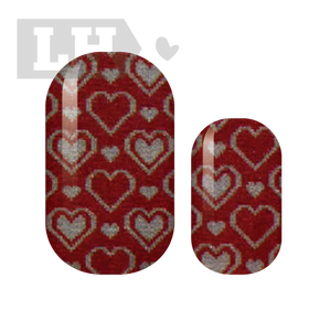 Lots of Heart Nail Wraps