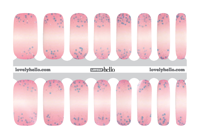 Pink Love Nail Wraps