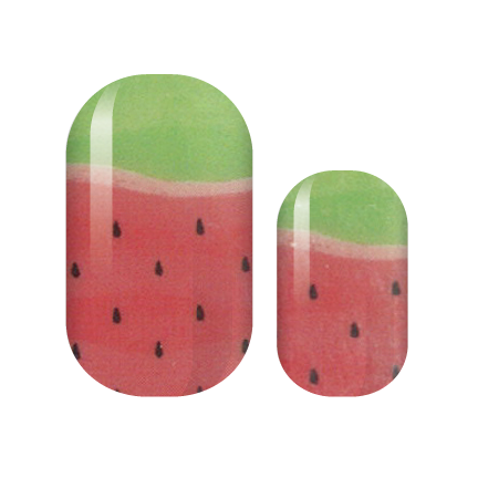 Sweet Watermelon Nail Wraps