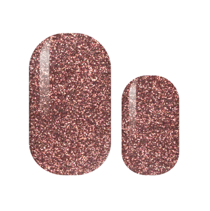 Copper Rose Nail Wraps