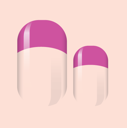 Pink French Nail Wrap