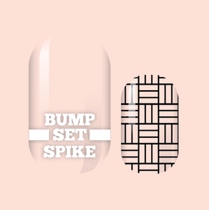 Volleyball Overlay Nail Wrap