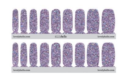 Lavender Fairy Dust Nail Wraps