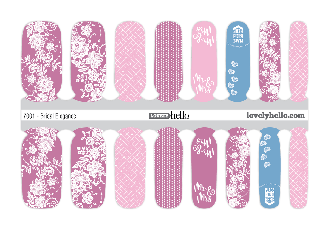 Bridal Elegance Nail Wraps