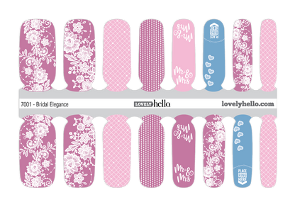 Bridal Elegance Nail Wraps