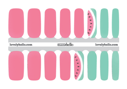 Watermelon Squeeze Nail Wraps