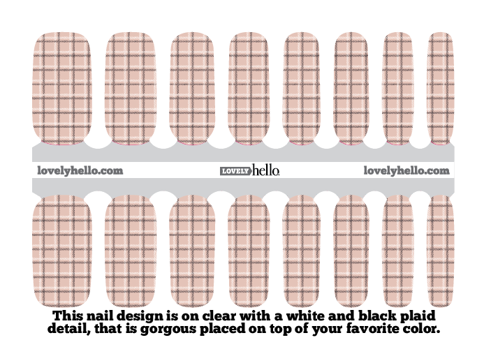 Mad for Plaid Nail Wraps