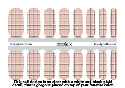 Mad for Plaid Nail Wraps
