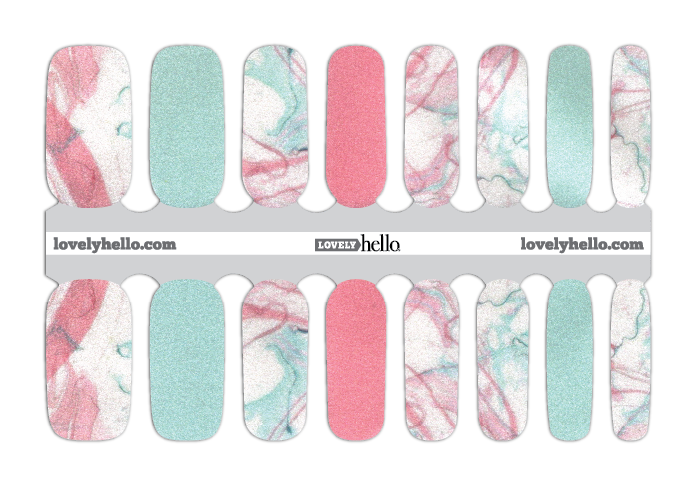 Baby Soft Marble Nail Wraps