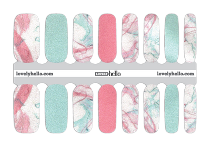 Baby Soft Marble Nail Wraps