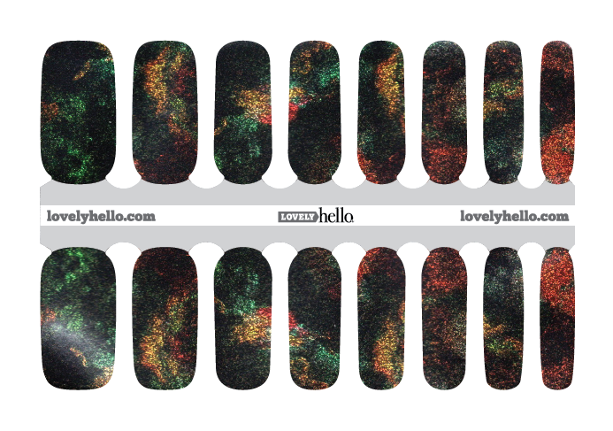 Beautiful Storm Nail Wraps