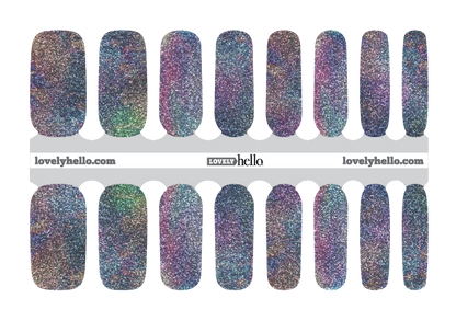 Underwater Rainbow Nail Wraps