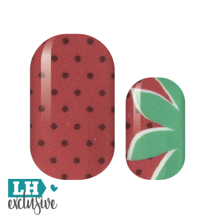 Summer Strawberry Nail Wraps