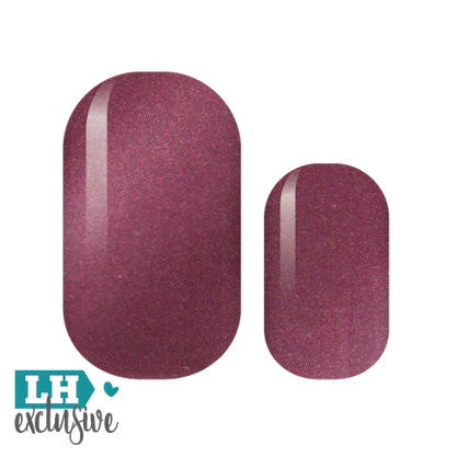 Champagne Plum Nail Wraps