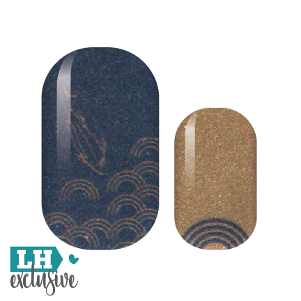 Golden Koi Nail Wraps