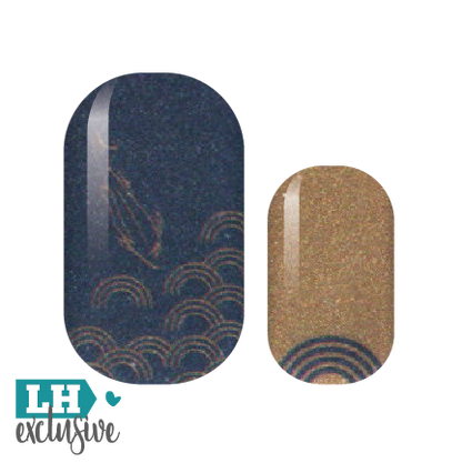 Golden Koi Nail Wraps