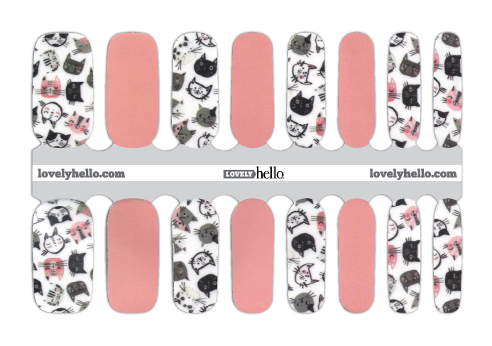 Cuddly Kittens Nail Wraps