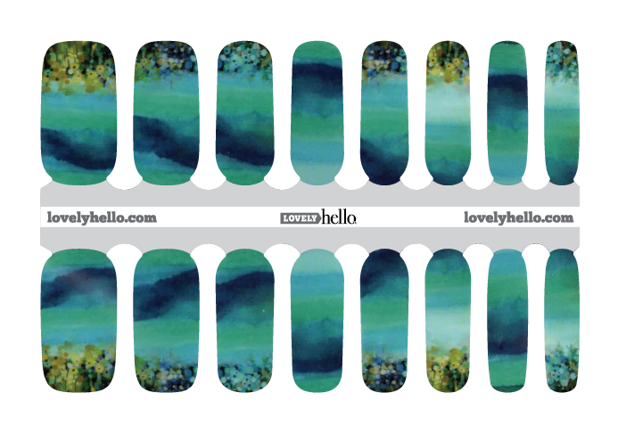 Painterly Love Nail Wraps