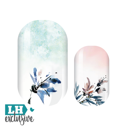 Dainty Fern Floral Nail Wraps