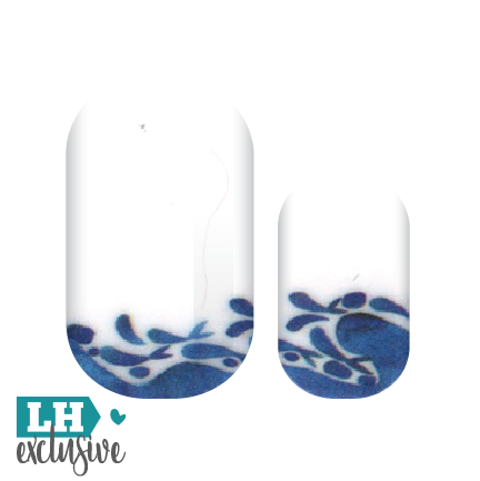 Ocean Currents Nail Wraps