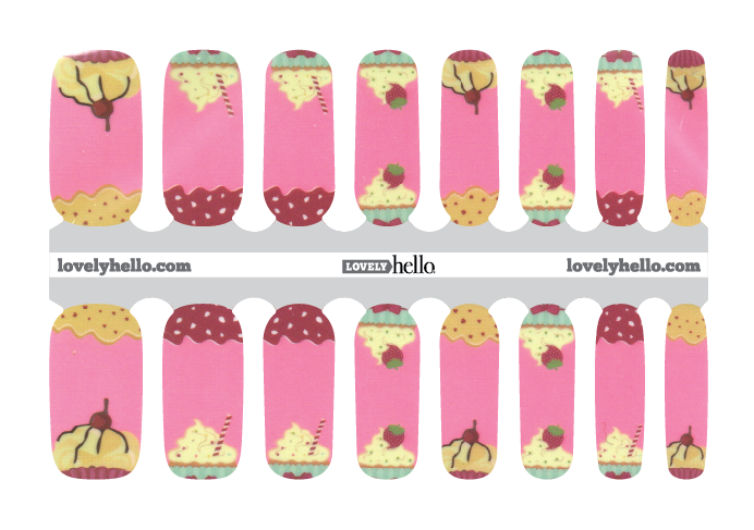 Sundae Treat Nail Wraps