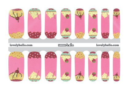 Sundae Treat Nail Wraps