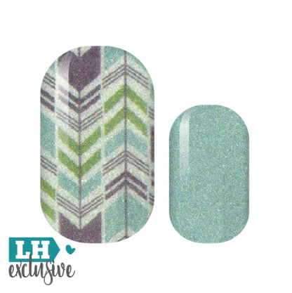 Chevron This Way Nail Wraps