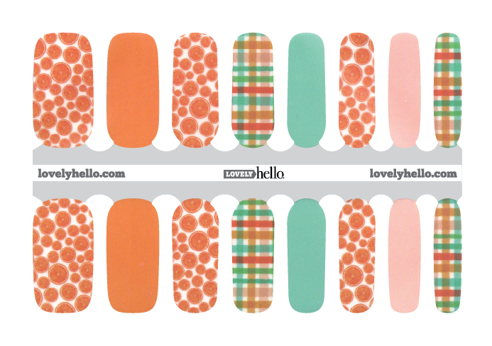 Darling Clementine Nail Wraps