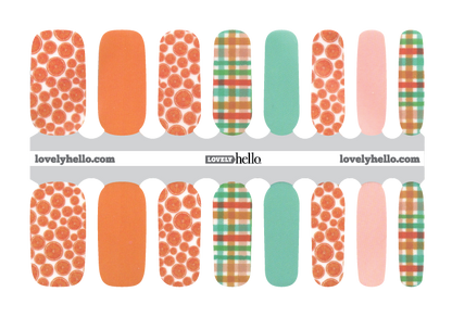 Darling Clementine Nail Wraps