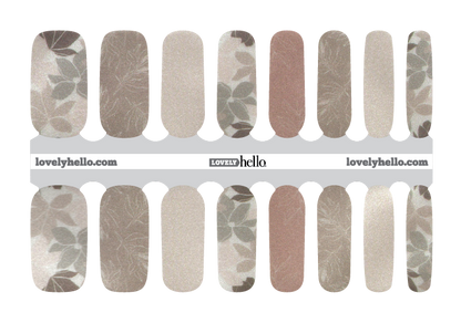 Neutral Love Nail Wraps