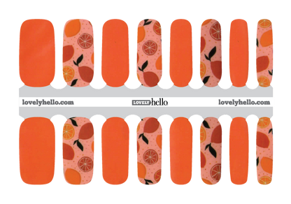 Orange You Sweet Nail Wraps