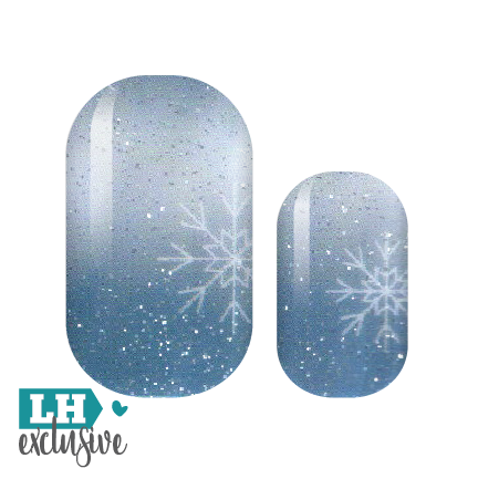 Snow Storm Nail Wraps
