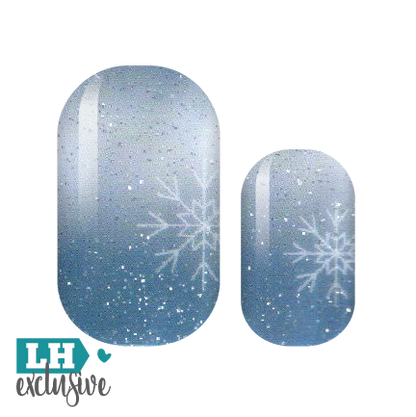 Snow Storm Nail Wraps