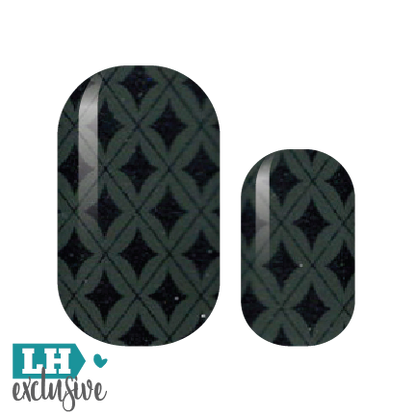 Noir Glamour Nail Wraps