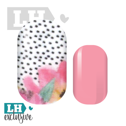 Dragon Fruit Floral Nail Wraps