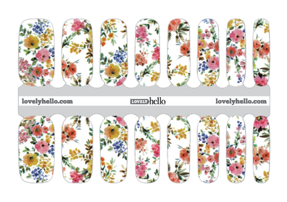 Spring Bouquet Nail Wraps