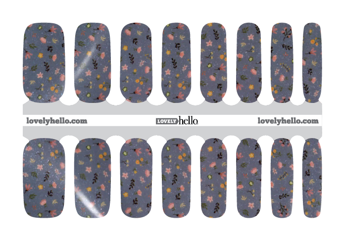 Dainty Wild Flowers Nail Wraps