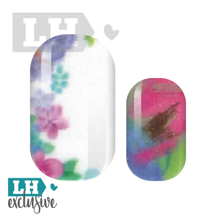 Spirited Floral Nail Wraps
