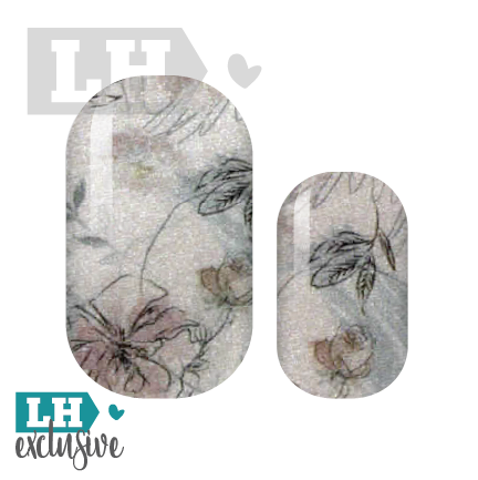 Watercolor and Ink Nail Wraps