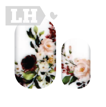 Rosy Nail Wraps