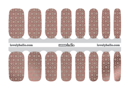 Rose Honey  Nail Wraps